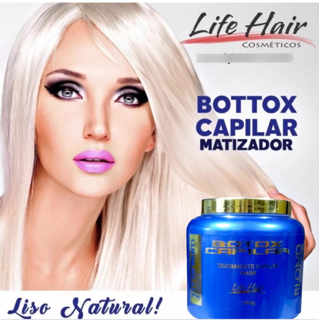 Botox Capilar Matizador Titanium Lizze Life Hair 1Kg – Parada Feminina