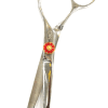Tesoura Fio Navalha c/Strass Vermelho 5" PSV450 MQ