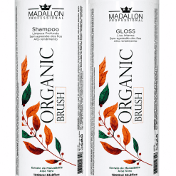 Escova Progressiva Organic Brush Madallon 1Litro