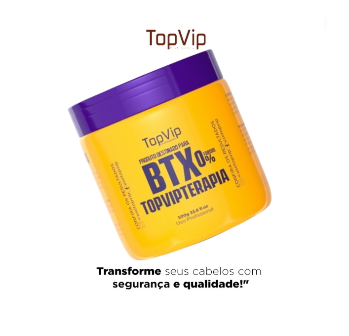 Botox Capilar Topterapia 0% Top Vip 500g – Parada Feminina