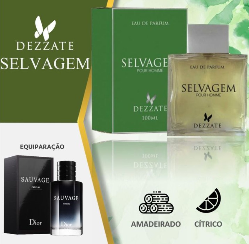 Perfume Selvagem Dezzate 100ml – Masculino – Parada Feminina