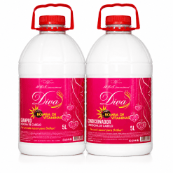 Kit Lavatório Diva 5Litros (Shampoo + Condicionador)